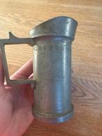 Antieke tinnen deciliter maatbeker, Antiek en Kunst, Antiek | Tin, Ophalen of Verzenden