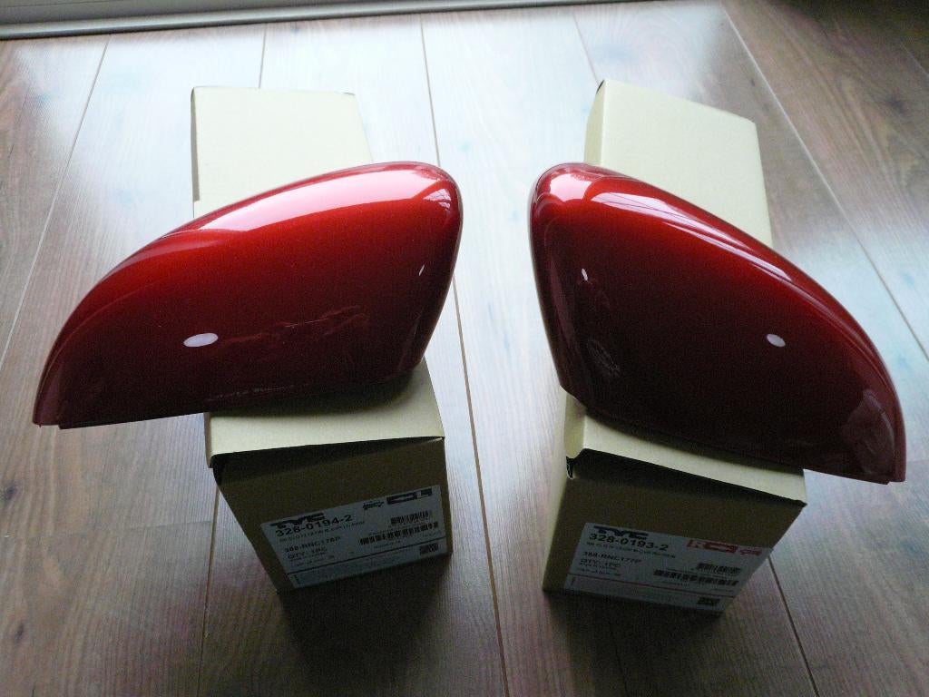 Spiegels kappen Clio bj.  2017 Rouge Flame, Auto-onderdelen, Spiegels, Ophalen of Verzenden, Nieuw, Renault