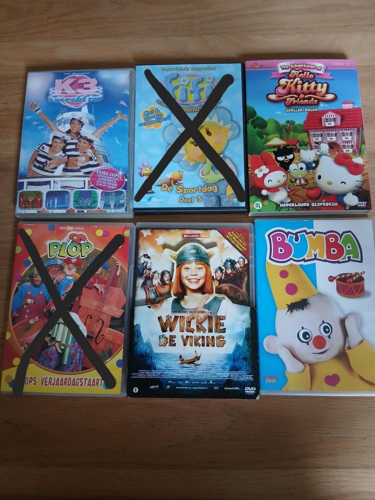 DVD Kindercollectie 9 dvd's, Alle leeftijden, Ophalen of Verzenden, Zo goed als nieuw