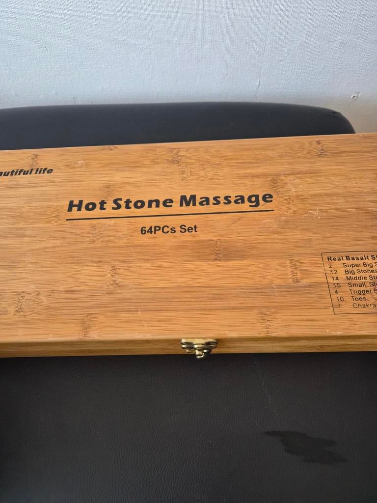 Hot stone massagestenen, Ophalen, Hotstone