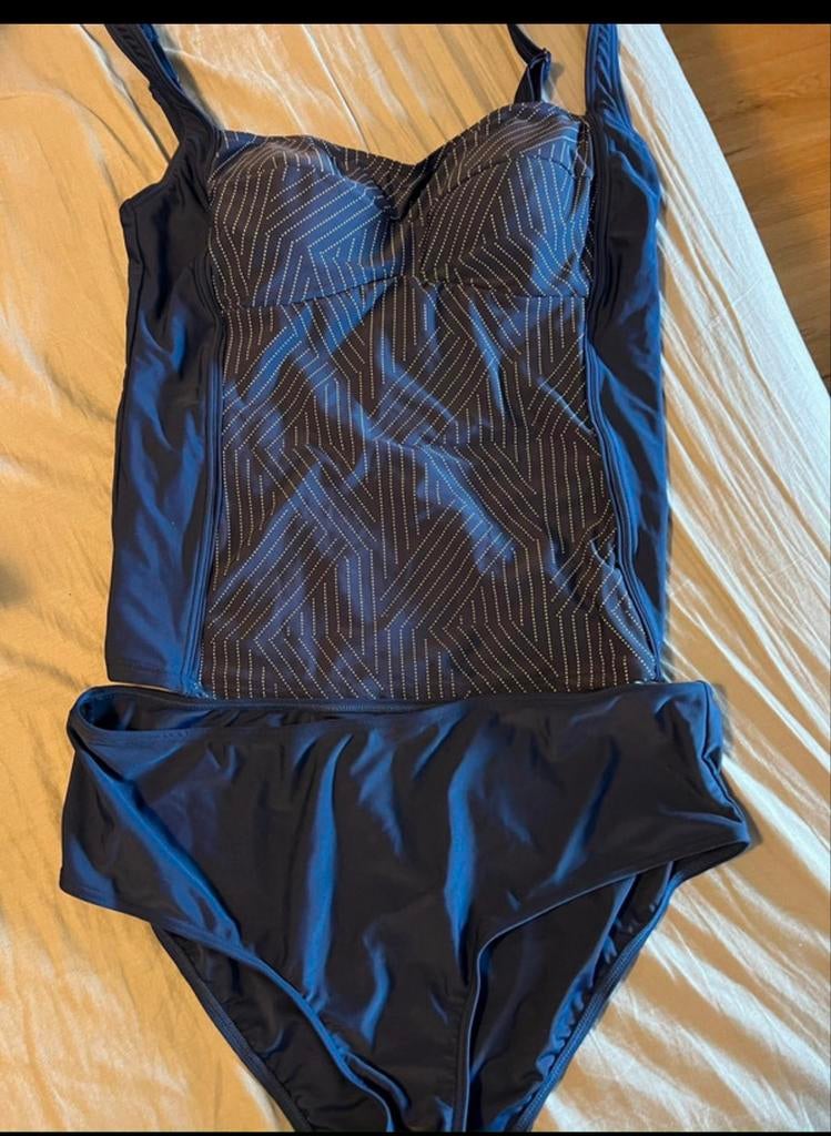 Nickey Nobel Tankini Set - Maat 46, Kleding | Dames, Badmode en Zwemkleding, Ophalen, Zo goed als nieuw, Blauw, Bikini