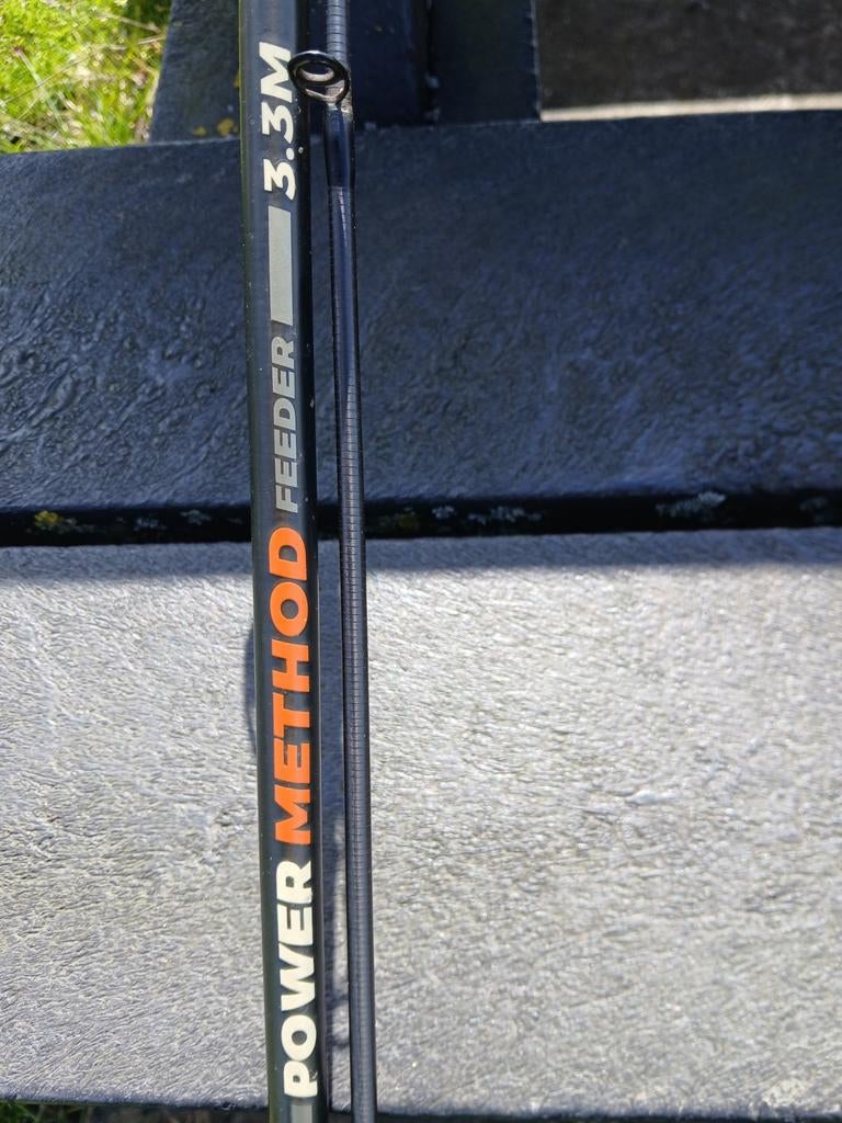 2x preston methodfeeder hengel 330 360 c-drome power karper, Watersport en Boten, Hengelsport | Karpervissen, Ophalen of Verzenden
