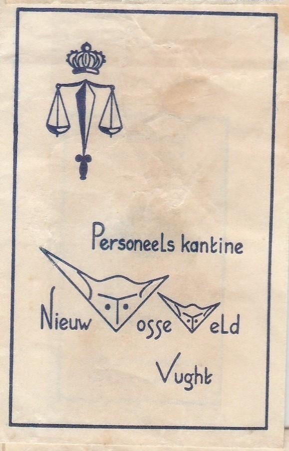 Nieuw Vosseveld Vught - gevangenis EBI vos weegschaal kroon, Verzamelen, Ophalen of Verzenden