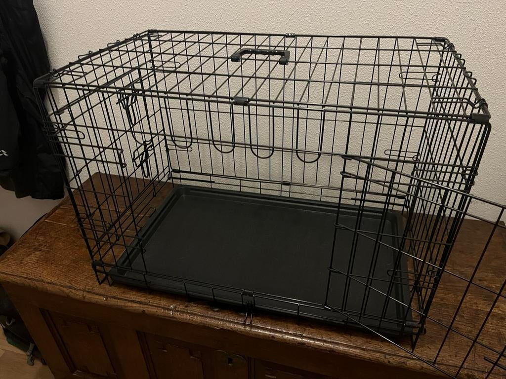 Flamingo Opvouwbare Hondenbench (voor Puppy) – 77x47x55 cm, Ophalen of Verzenden, Zo goed als nieuw, 75 tot 110 cm, Minder dan 65 cm