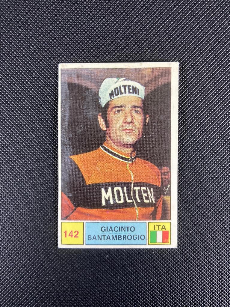 1971 Giacinto Santambrogio Panini Sprint 71 Molteni Italy, Verzamelen, Ophalen of Verzenden, Gebruikt, Buitenlandse clubs, Poster, Plaatje of Sticker