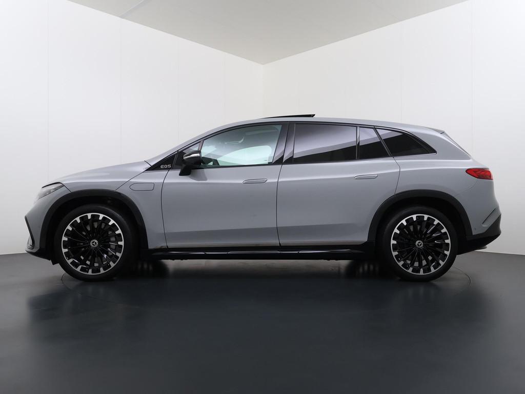 Mercedes-Benz EQS SUV 450 4MATIC AMG Line Plus 108 KWH Accu, Automaat, Stof, Zwart, Vierwielaandrijving