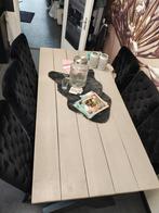 Steigerhouten tafel - handgemaakt, Huis en Inrichting, Tafels | Eettafels, Ophalen, 200 cm of meer, 50 tot 100 cm, Vijf personen of meer