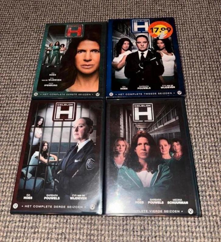 Celblok H - Complete Serie (Seizoen 1 t/m 4) DVD Boxset, Cd's en Dvd's, Dvd's | Tv en Series, Zo goed als nieuw, Drama, Boxset