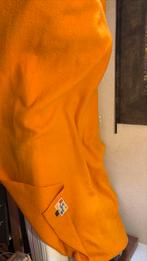 Mooi oranje zomerdeken zaalberg virgin wool, Gebruikt, Eenpersoons, Oranje, Ophalen of Verzenden