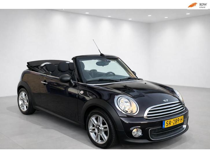 Mini Mini Cabrio 1.6 One Chili, airco, pdc, stoelverwarming,, Auto's, Mini, Bedrijf, Te koop, Cabrio, ABS, Airbags, Boordcomputer