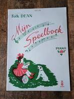 Folk Dean: Mijn speelboek. Piano, Les of Cursus, Ophalen of Verzenden, Zo goed als nieuw, Piano