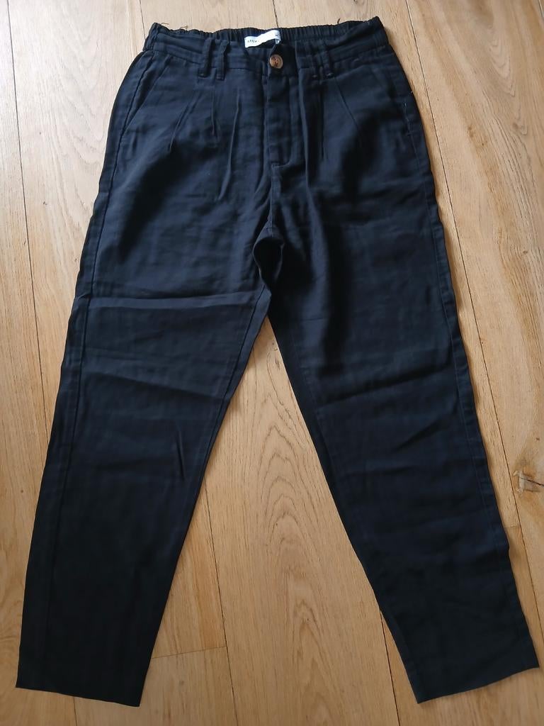 Zwarte broek van Lefties maat M, Kleding | Dames, Ophalen of Verzenden, Zo goed als nieuw, Zwart, Driekwart