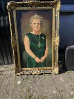 Schilderij Koningin Juliana der Nederlanden 1980–gesigneerd, Ophalen