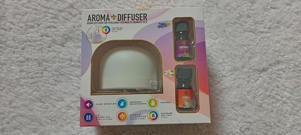 Aroma diffuser met diverse geuren, Huis en Inrichting, Ophalen of Verzenden, Overige materialen, Minder dan 25 cm