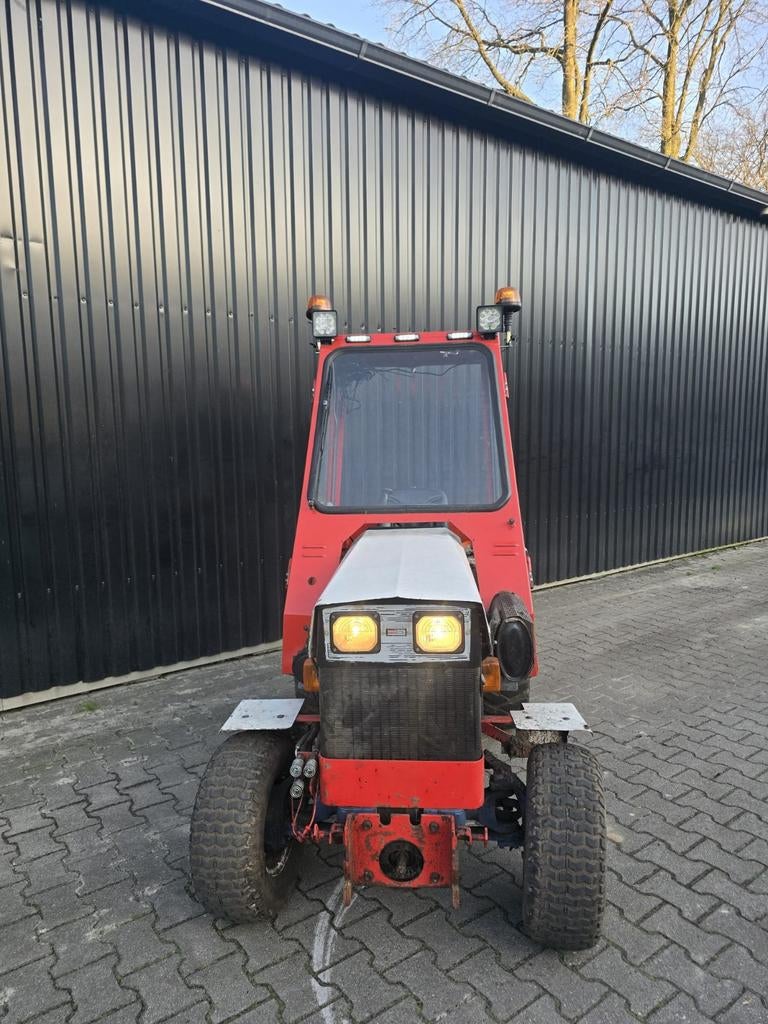 Leuke trekker met power en maaidek + werktuigen, Ophalen of Verzenden, Gebruikt