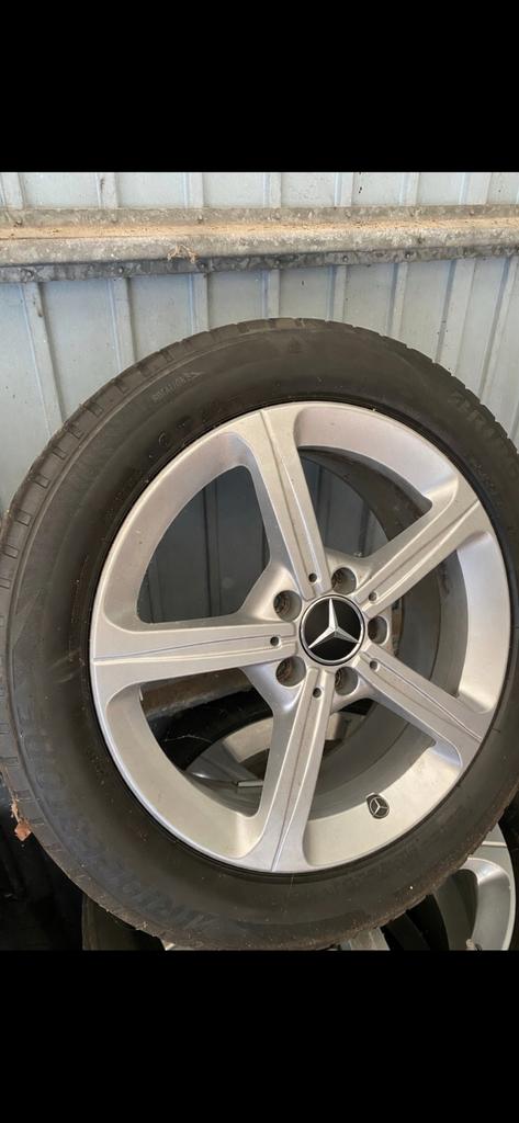 Originele Mercedes 17 inch Velgen - A / B / C klasse ET 45, Auto-onderdelen, Banden en Velgen, Ophalen, Gebruikt, Velg(en), 17 inch