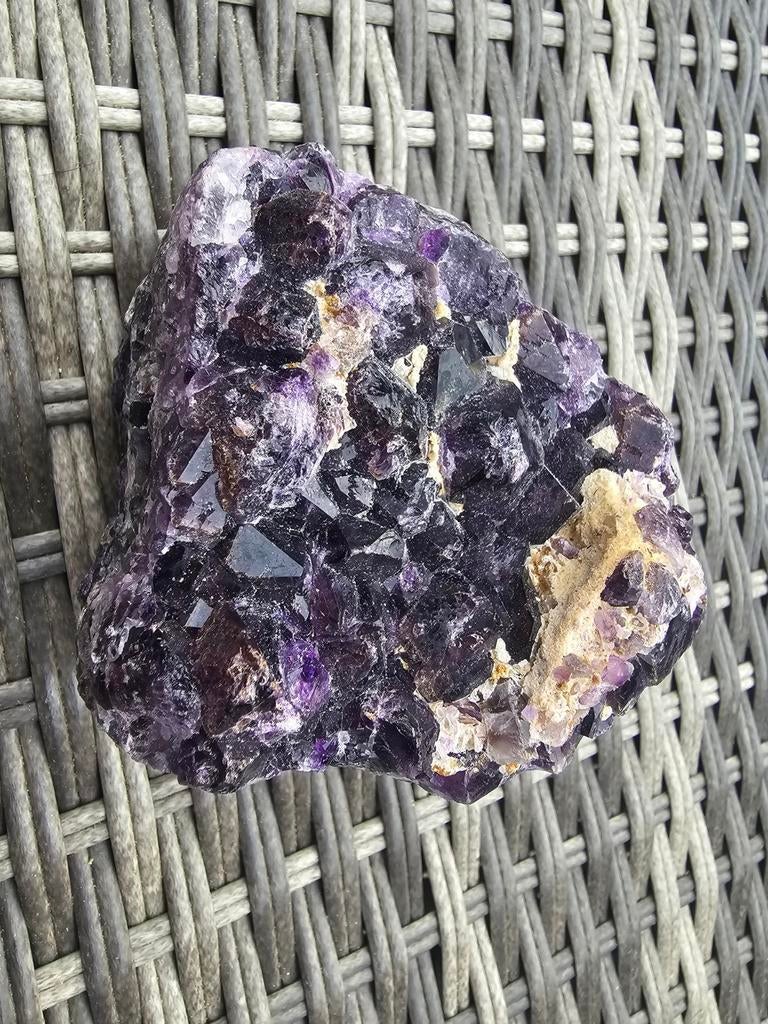 Prachtige Amethist Geode - 8x9.5x6.5 cm, Ophalen of Verzenden, Mineraal