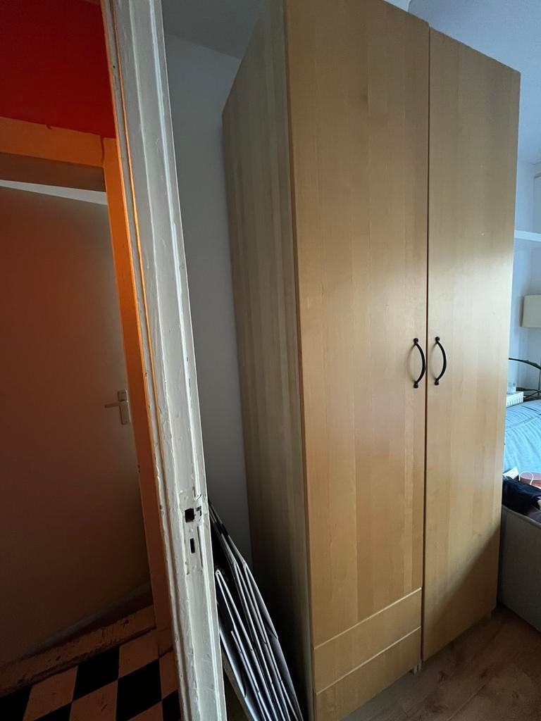 Kledingkast IKEA hout PAX afmetingen, Huis en Inrichting, Kasten | Kledingkasten, Ophalen, Gebruikt, 200 cm of meer, 50 tot 100 cm