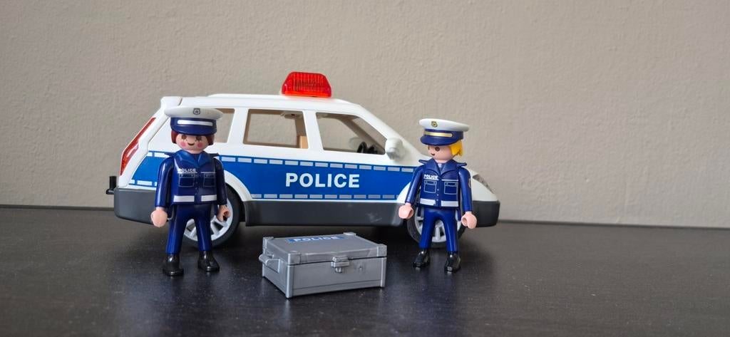 Playmobil Politieauto met Figuren, Kinderen en Baby's, Speelgoed | Playmobil, Ophalen, Gebruikt, Complete set