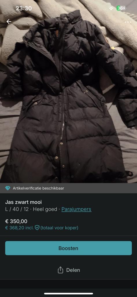 Nieuwe jas winter, Ophalen of Verzenden, Zo goed als nieuw, Zwart
