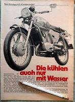 Test 1973 Zündapp KS50 watercooled, Verzenden, Zo goed als nieuw, Motoren