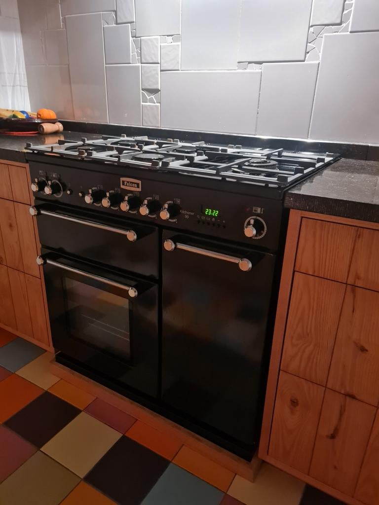 Falcon Fornuis gas - 3 elektrisch ovens - zeer goede staat, Witgoed en Apparatuur, Fornuizen, Ophalen, Gebruikt, 60 cm of meer