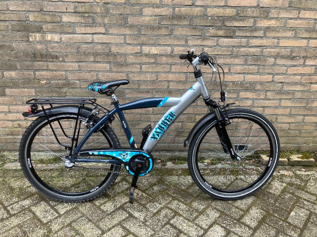 Fiets 26 inch jongens, Fietsen en Brommers, Fietsen | Jongens, Gebruikt, Alpina, Versnellingen, Ophalen