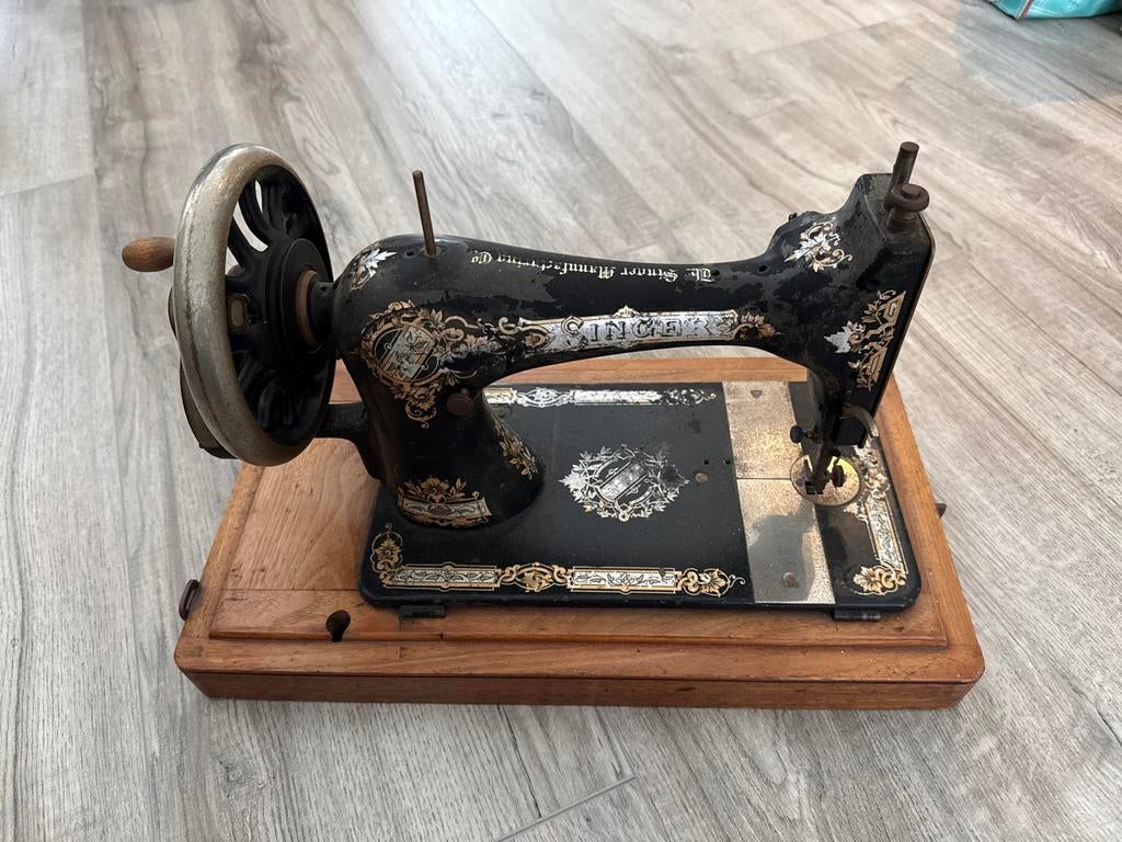 Antieke Singer naaimachine, Ophalen of Verzenden
