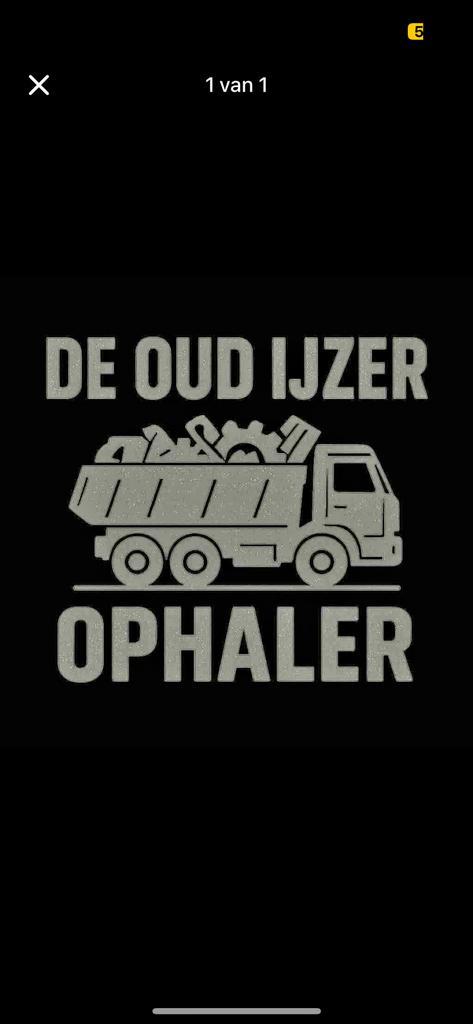 Oud ijzer service bollestreek, Doe-het-zelf en Verbouw, Metalen, Gebruikt, Overige metalen, Ophalen of Verzenden