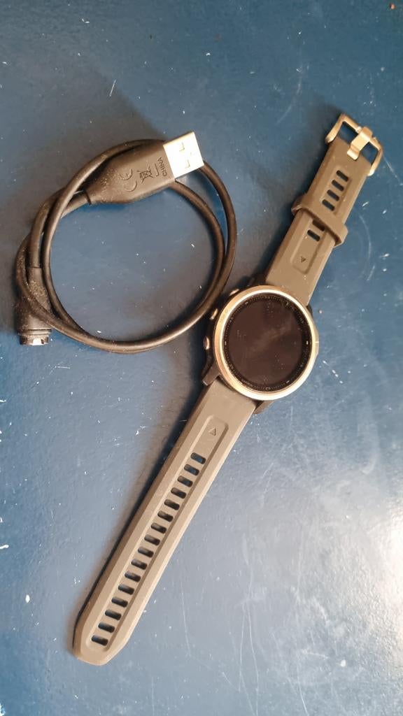 Garmin Fenix 6s Multisport Smartwatch, Sieraden, Tassen en Uiterlijk, Smartwatches, Gebruikt, Garmin, Ophalen of Verzenden, Waterdicht