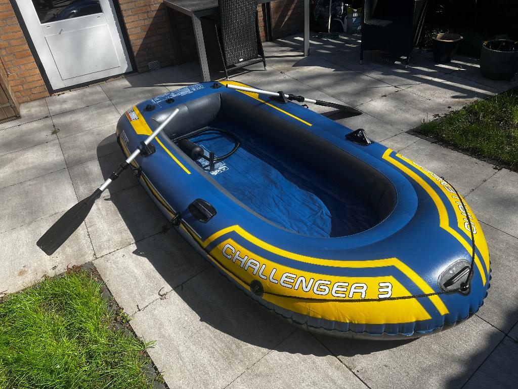 Intex Challenger 3 Rubber opblaasboot, Ophalen, Opblaasbaar, Overige typen, Twee personen