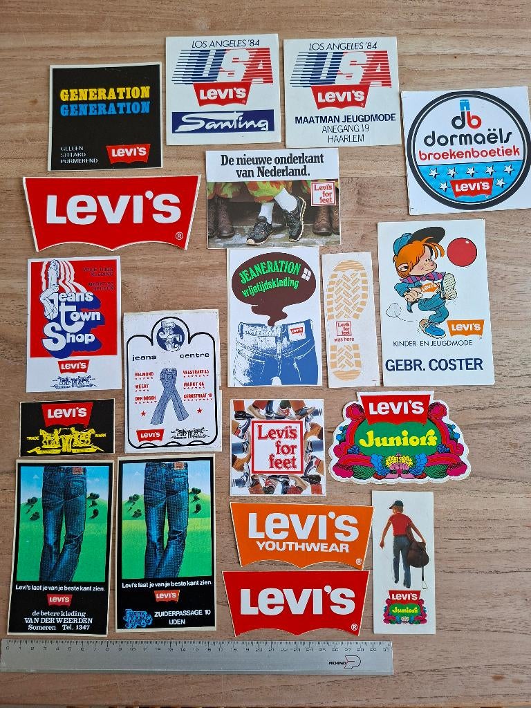 Stickers Levi's, Verzenden, Zo goed als nieuw, Merk
