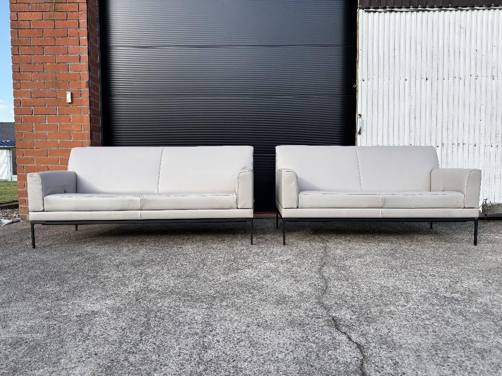 Jori Glove Pure bankstel (nieuwstaat, set van 2), 75 tot 100 cm, Ophalen of Verzenden, Zo goed als nieuw, Rechte bank