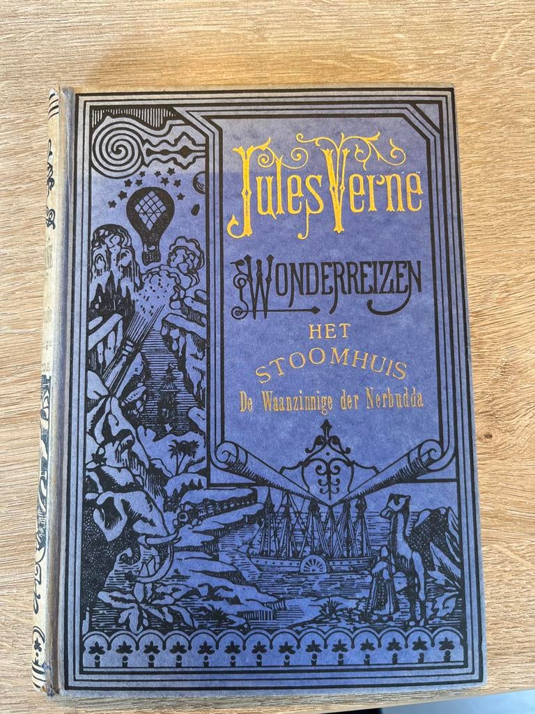 Jules Verne - Het Stoomhuis (1928) - Wonderreizen, Boeken, Ophalen of Verzenden, Gelezen, Nederland