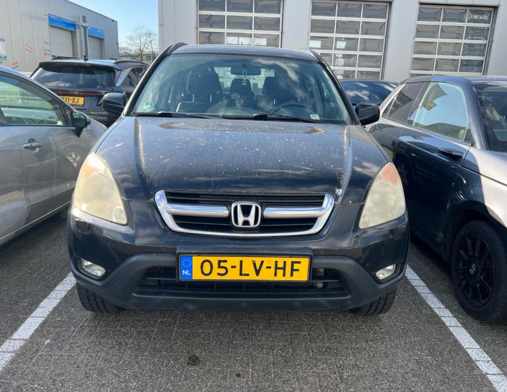 Honda CR-V 2.0 I 4x4 Clima Trekhaak, Auto's, Honda, 1998 cc, Stof, 1429 kg, Zwart