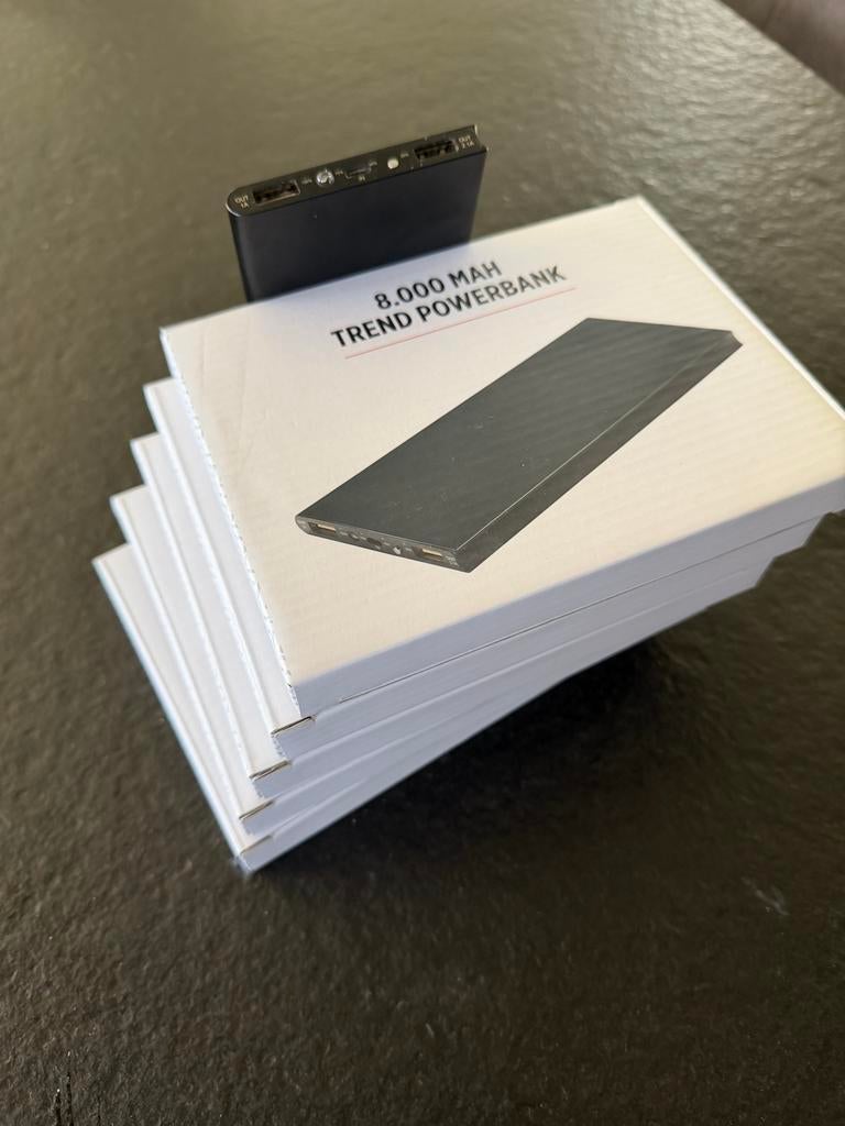 Powerbank 8000 mAh 5 stuks, Ophalen of Verzenden