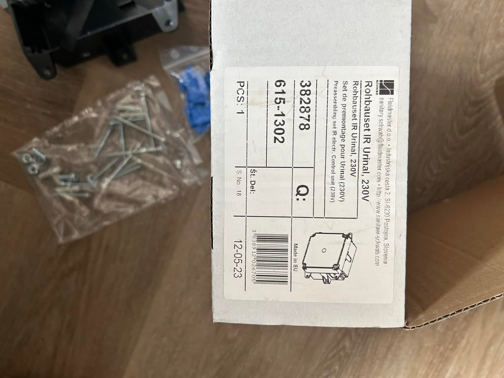 Schwab Montage Set Urinoir 230V - Nieuw, Ophalen of Verzenden, Nieuw, Toilet