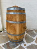 Nieuwe houten regenton 84cm met overloop en gouden kraan, Tuin en Terras, Ophalen, Met kraantje, Hout, Nieuw