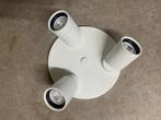IKEA Nymåne plafondlamp met 3 richtbare spots, wit, Ophalen, Zo goed als nieuw, Metaal