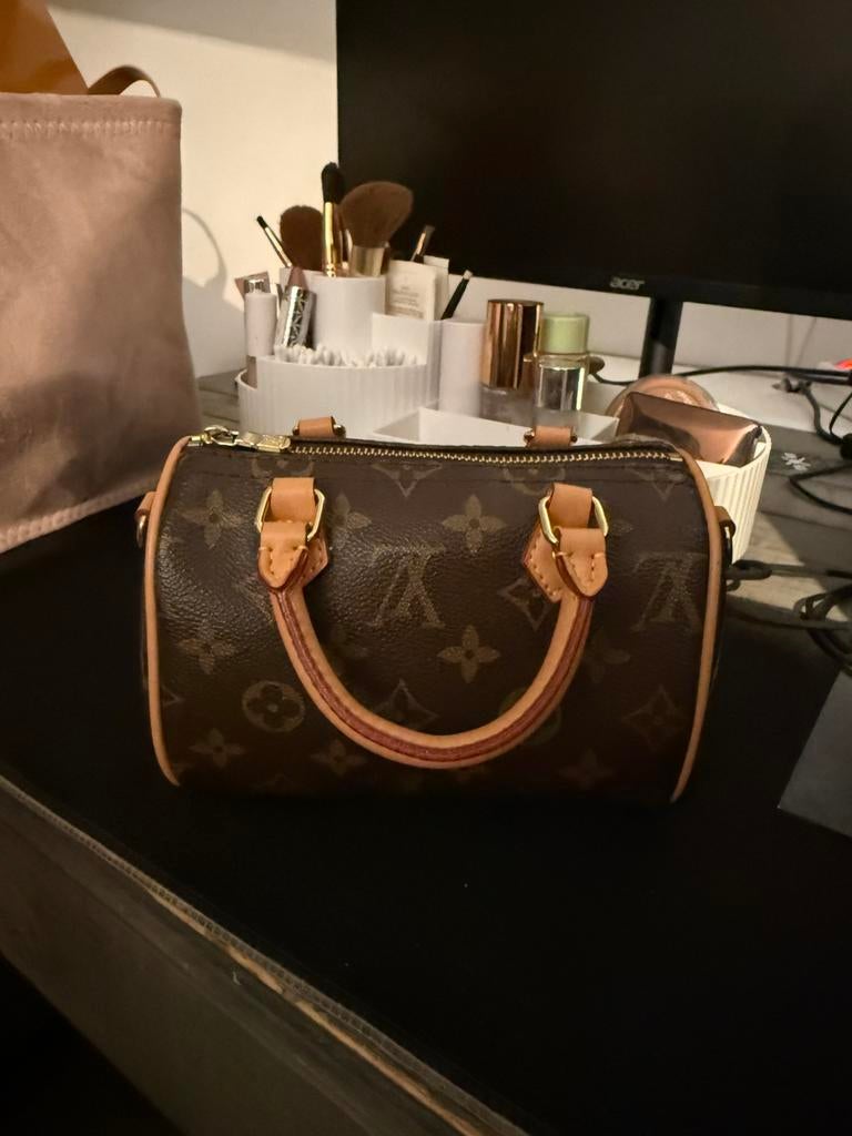 Louis vuitton tasje, Verzenden, Gebruikt, Bruin, Schoudertasje