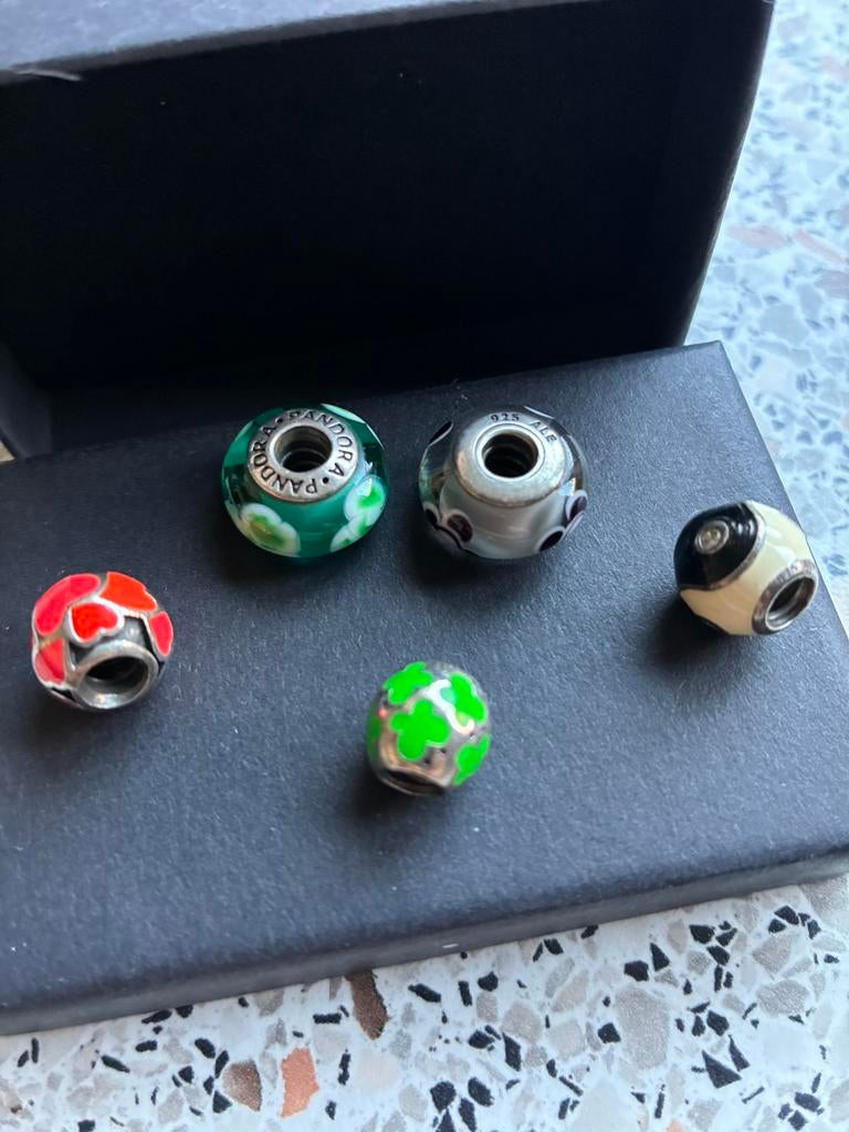 Pandora bedels orgineel, Sieraden, Tassen en Uiterlijk, Bedels, Pandora, Ophalen of Verzenden, Zo goed als nieuw, 4 bedels of meer