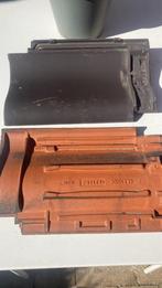 Gratis 26 Madura dakpannen antraciet, Ophalen, Steen of Klei, Zo goed als nieuw, 15 m² of meer