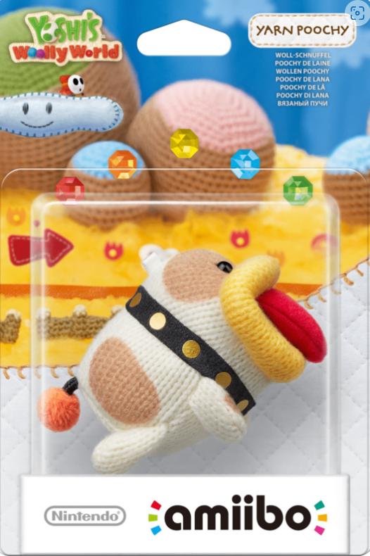 Amiibo | Yarn Poochy | Yoshi's Woolly World | boxed Amiibo, Avontuur en Actie, 1 speler, Nieuw, Ophalen of Verzenden
