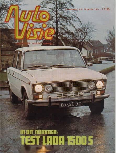 Autovisie 3 1974 : Lada 1500 S - Mercedes Benz 450 W116, Ophalen of Verzenden, Gelezen, Algemeen