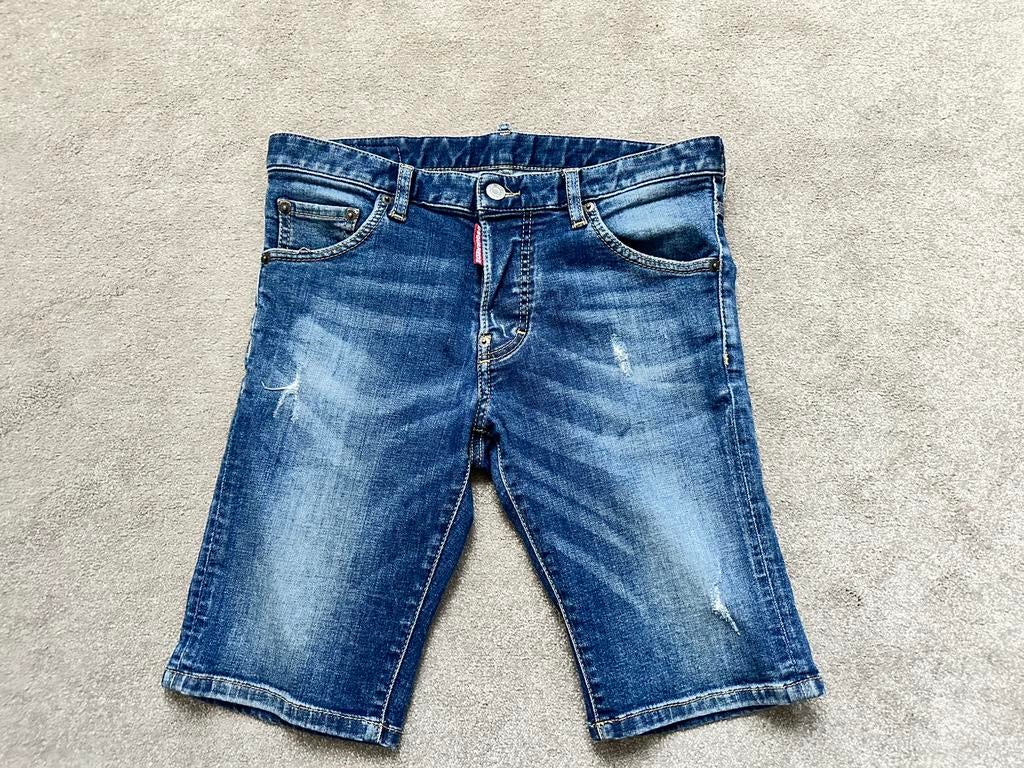 Originele Dsquared2 spijkershorts, Kinderen en Baby's, Ophalen of Verzenden, Zo goed als nieuw, Meisje, Broek