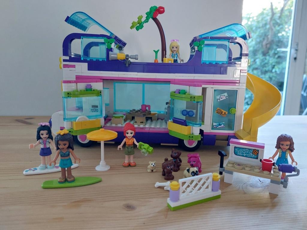 Lego Friends camper (compleet), Ophalen of Verzenden, Zo goed als nieuw