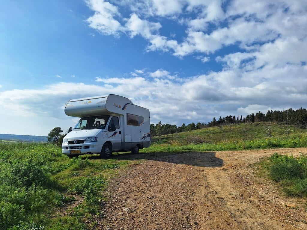 Dethleffs camper (op Fiat Ducato) A 5439 S (2007), Caravans en Kamperen, Ringverwarming, Fiat, Treinzit, Particulier