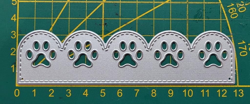Snijmal rand hondenpootjes, Ophalen of Verzenden, Nieuw, Overige thema's, Pons of Mal