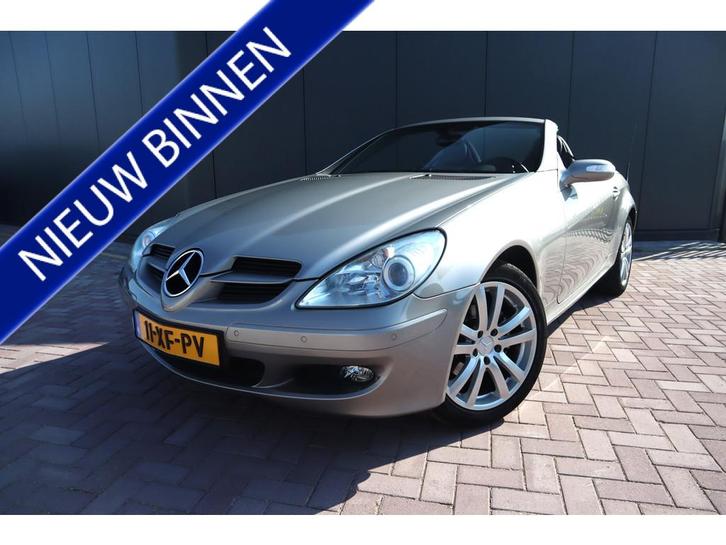 Mercedes-Benz SLK 200 K Automaat Leder Navigatie Carplay Etc, Auto's, Mercedes-Benz, Bedrijf, Te koop, SLK, ABS, Airconditioning
