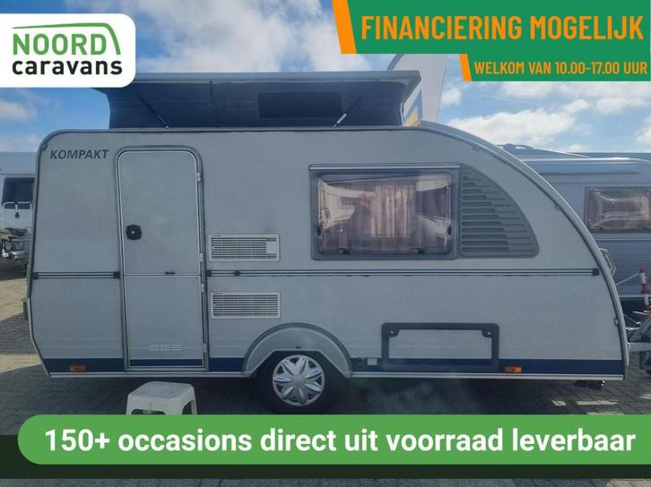 Kip KC 37 kompakt HEFDAK + VOORTENT + LICHTGEWICHT + TOILET, Caravans en Kamperen, Caravans, Bedrijf, tot en met 2, 500 - 750 kg